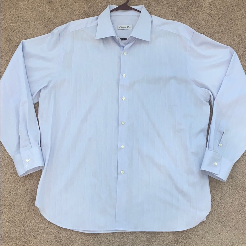 CHRISTIAN DIOR Men’s Button Up Dress Shirt